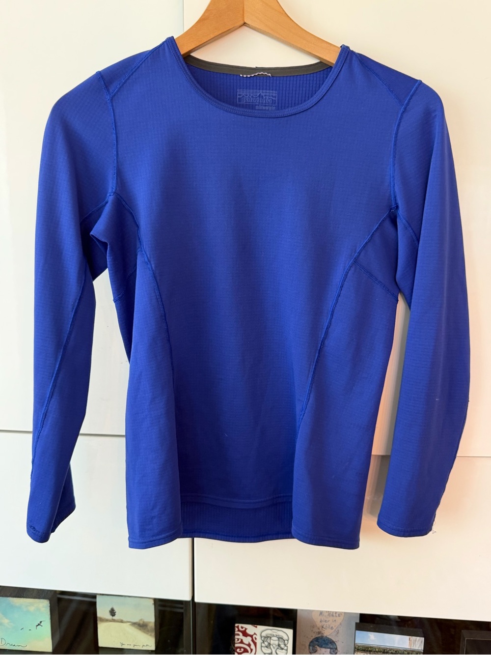 Patagonia Blue Capilene Midweight Baselayer Longsleeve